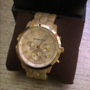 Michael Kors Gold Horn Watch